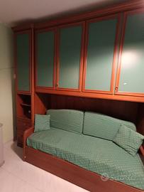 Cameretta a ponte con letto estraibile