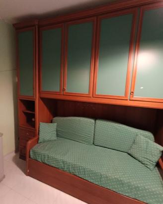 Cameretta a ponte con letto estraibile