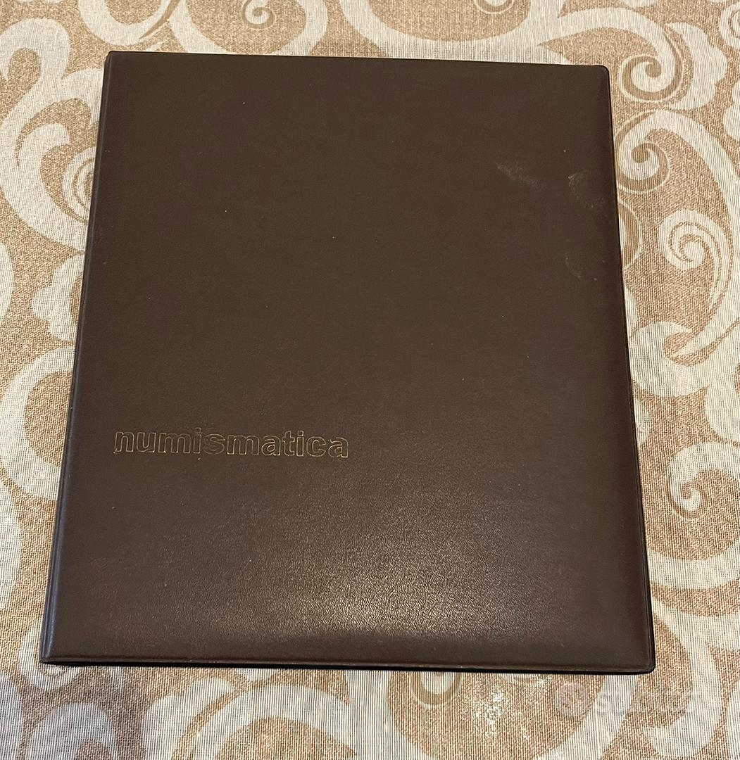 TsunNee Album per collezione di monete, 250 tasche, in pelle, per