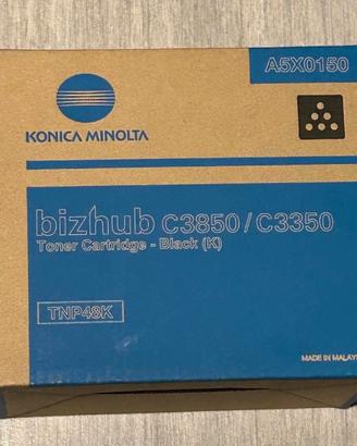 ORIGINALE toner nero Konica Minolta A5X0150 TNP48K