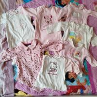 Lotto abbigliamento bimba 1-3 mesi 56 cm Primavera