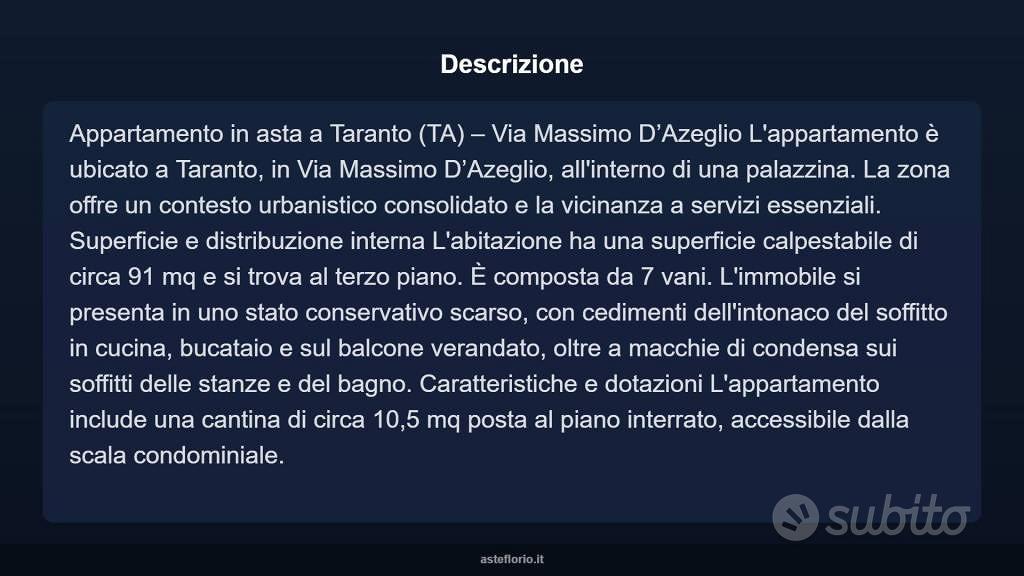 Appartamento – Taranto - Vista 5