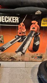 BLACK e DECKER soffiatore aspiratore 2600w