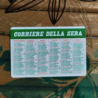 Calendarietto tascabile vintage 1975