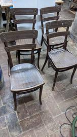 Set composto da 4 sedie originali Thonet