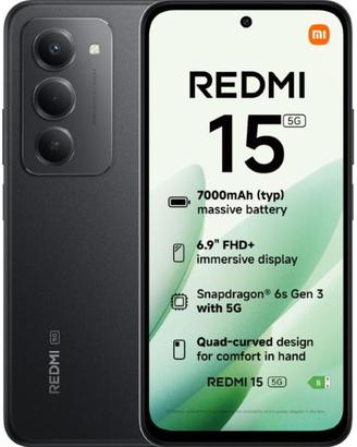 XIAOMI REDMI NOTE 15 5G 256GB DUAL SIM 8GB RAM AND