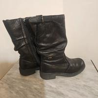 Stivaletto in pelle bambina