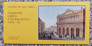Opuscolo Teatro S. Carlo di Napoli. Anno 1993