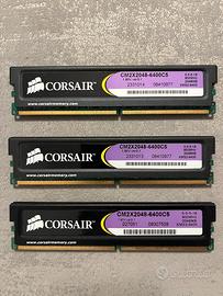 UDIMM Corsair PC2-6400 DDR2 PC2-6400 800 MHz