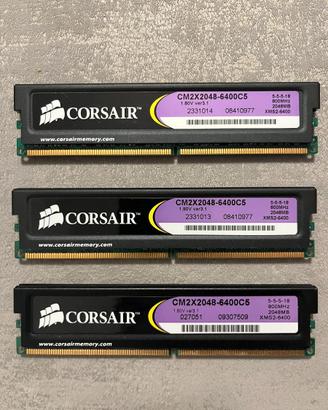 UDIMM Corsair PC2-6400 DDR2 PC2-6400 800 MHz