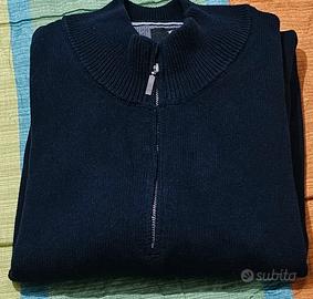 maglia uomo leggera 6XL mezza zip 