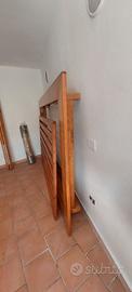 Letto in legno stile giapponese