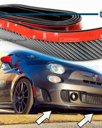 SPOILER paraurti ABARTH Fiat 500 PUNTO CARBONIO