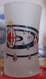1 Boccale Bicchiere birra design team calcio Milan