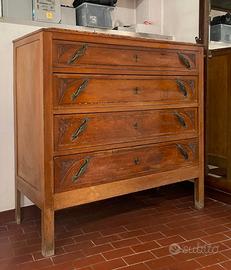 Cassettone antico stile liberty