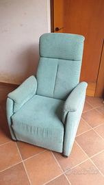 Poltrona relax elettrica con batteria