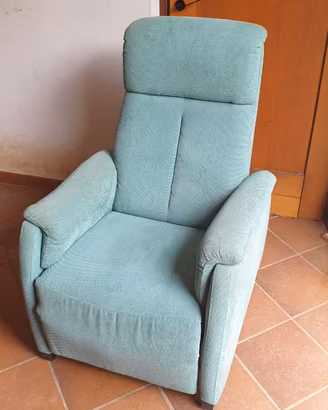 Poltrona relax elettrica con batteria