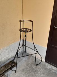 Portavaso in ferro battuto