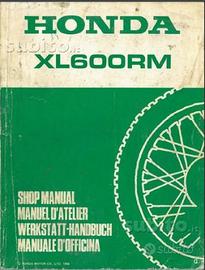 Manuali Honda XL 750V-600-500-350-250-200-125