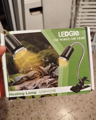Lampada riscaldante per tartarughe