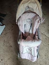 passeggino con coprigambe Brevi per Hello Kitty