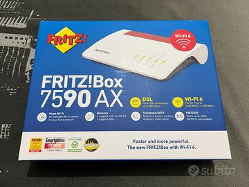 FRITZ!Box 7590 AX – Router Wi-Fi 6 – Nuovo Sigilla