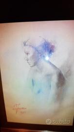  FAVARI LUCIANA quadro 95x73cm del 1985