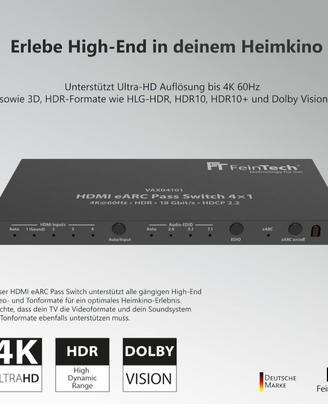 FeinTech VAX04100 – Estrattore Audio HDMI eARC