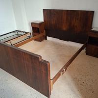 Letto e due comodini del 1930