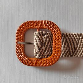 Cintura in raffia nuova