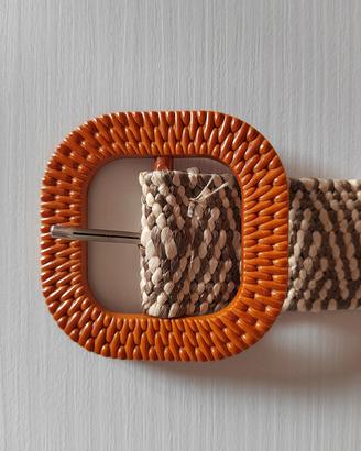 Cintura in raffia nuova
