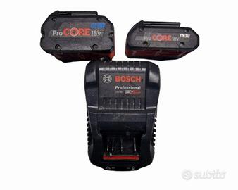 Kit Bosch Pro Core Batterie e Caricabatterie 18v