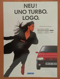 Fiat Uno Turbo i.e. - depliant tedesco - 11/1989