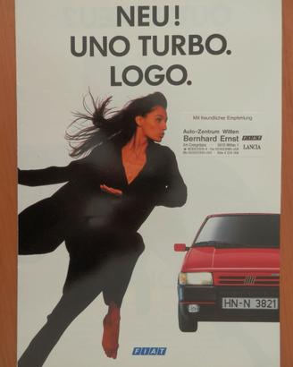 Fiat Uno Turbo i.e. - depliant tedesco - 11/1989
