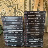 Lotto giochi PS1 Playstation 1 come nuovi