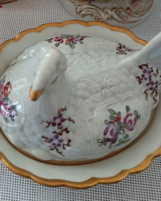 Limoges Gallina + Conchiglia porcellana