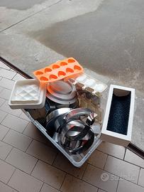 STAMPI PER TORTE ACCIAIO E SILICONE 