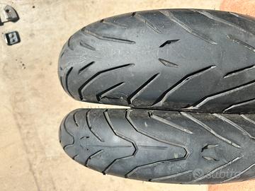 Gomme moto 120 70 17 e 160 60 17