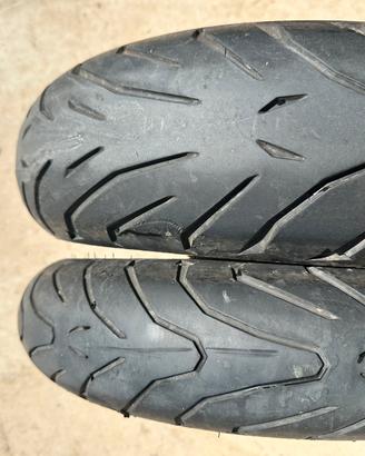 Gomme moto 120 70 17 e 160 60 17