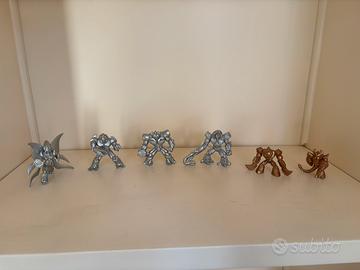 Gormiti Set 4 eroi Argento + BONUS 2 dorati