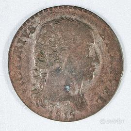 Moneta Regno di Sardegna Vittorio Emanuele I 1815