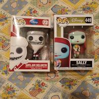 Funko pop Santa Jack Skellington e Sally