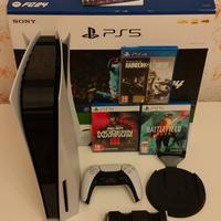 PS5 lettore disco completa 3 giochi inclusi 