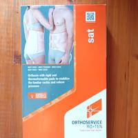 Busto da uomo semirigido alto con tiranti elastici