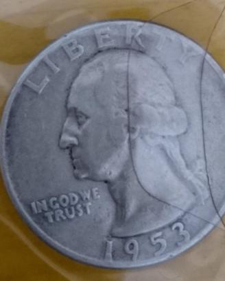 Quarto di dollaro USA 1953D