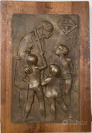 Fiabane Franco scultura bronzo