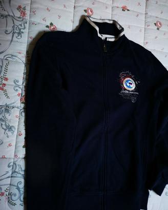 Felpa uomo zip senza cappuccio Napapijri