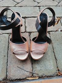 Sandalo 38 vero cuoio