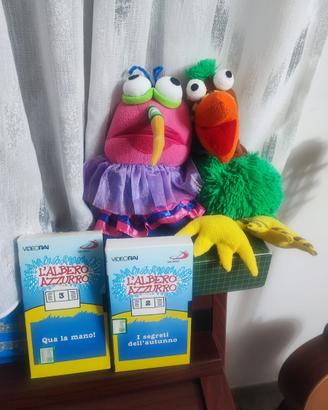 Peluche dodò l'albero azzurro
