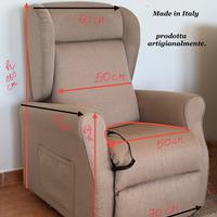 Poltrona elettrica alza persone Made in Italy